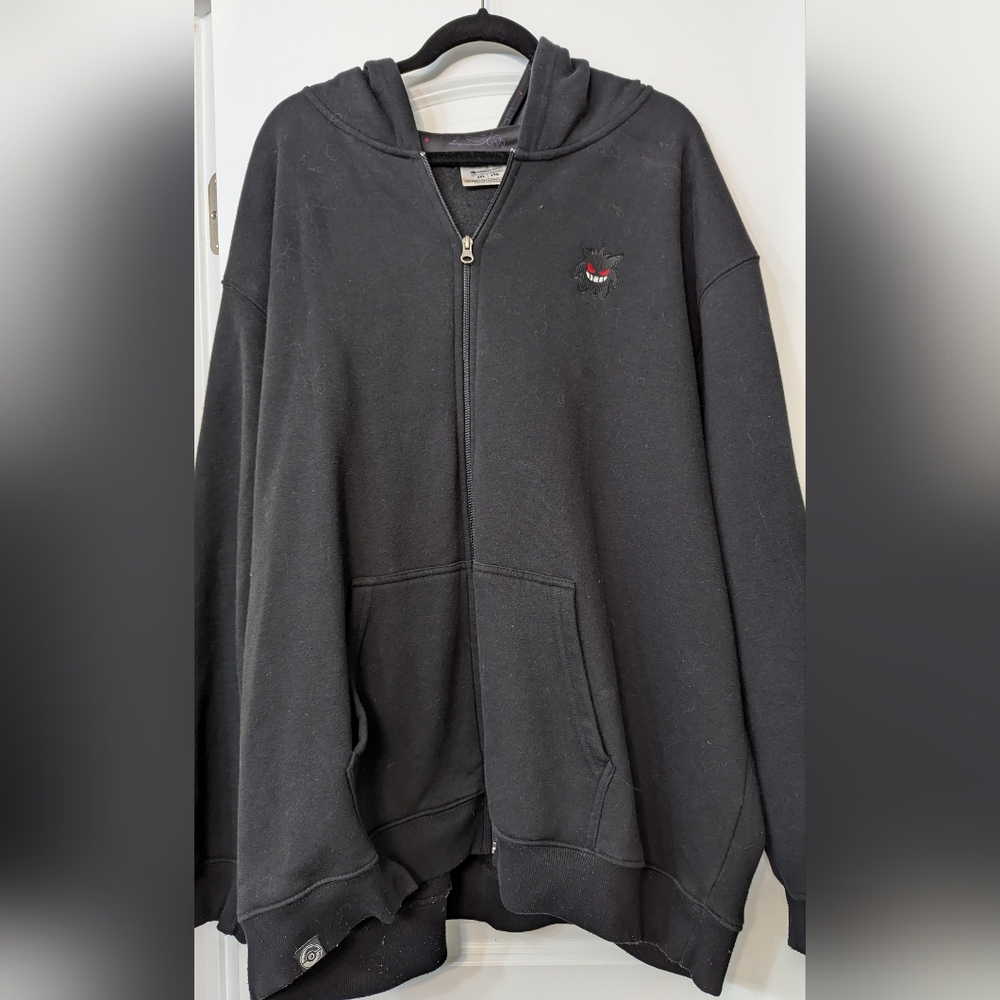 Pokemon Center Gengar Black Zipup jacket